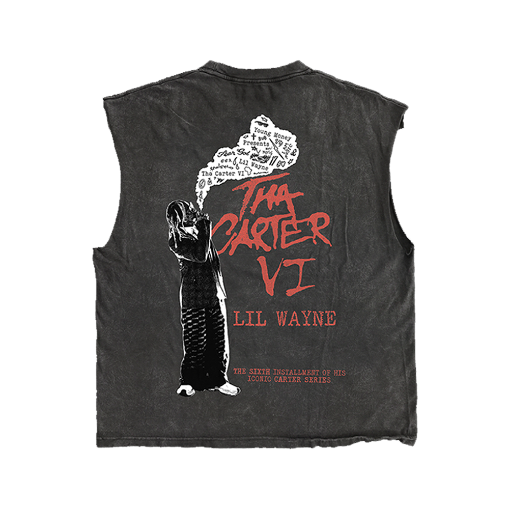 Smoke Clouds Muscle Tee Back